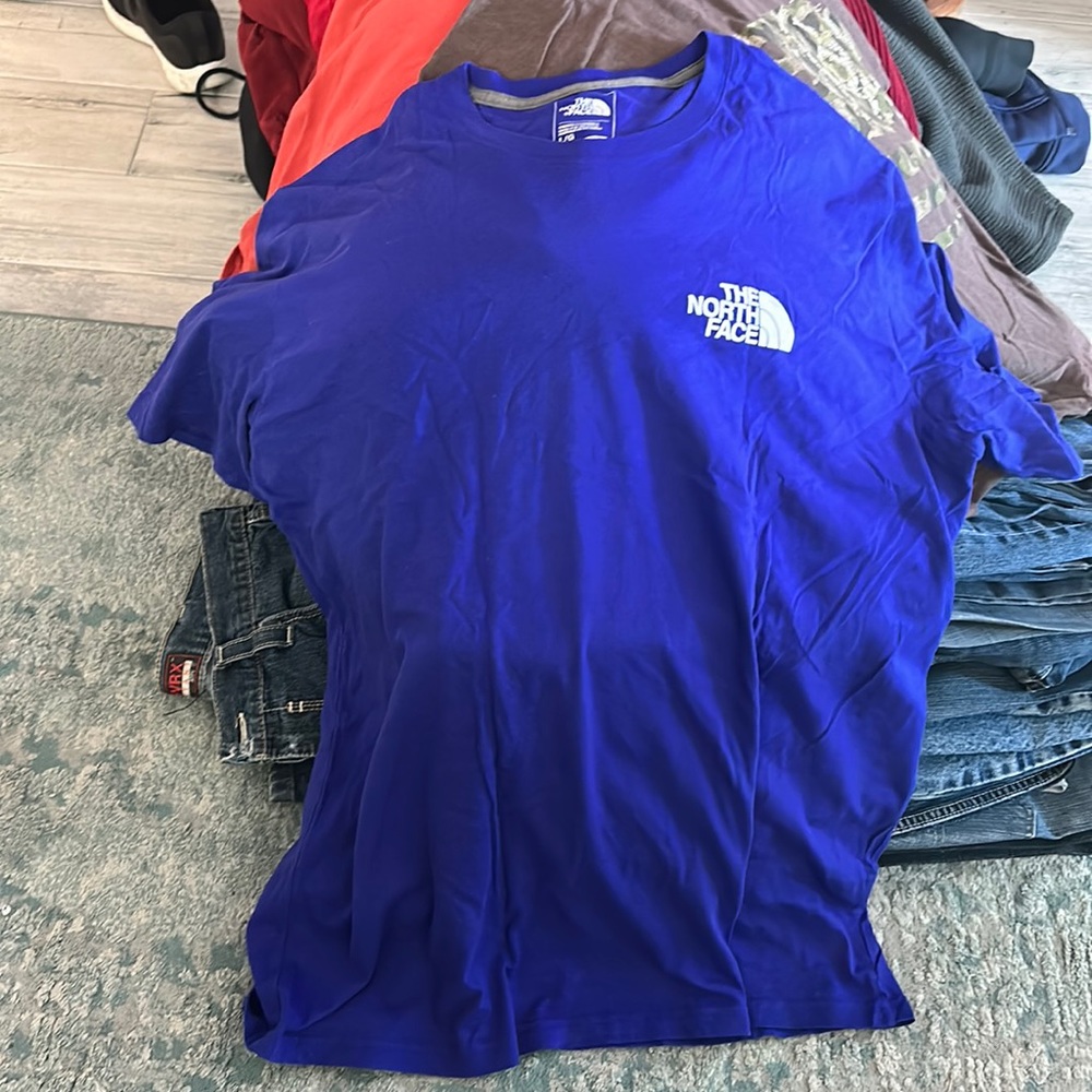 Large north face shirts men’s